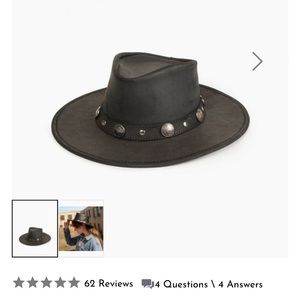 Minnetonka Black Buffalo Nickel Hat Size Medium